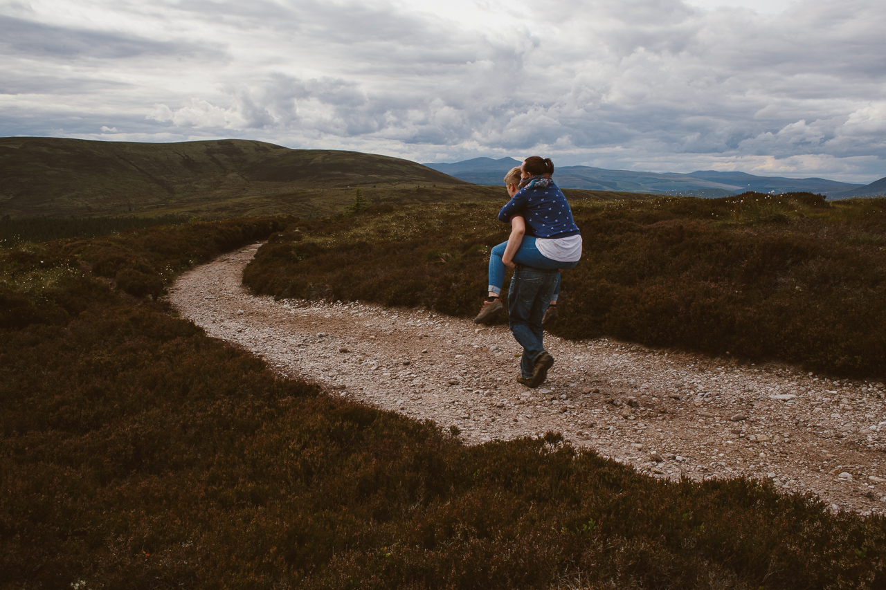 Travel. A walk in Scotland